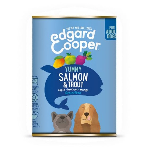 [32002] Edgard en Cooper hond blik vis 400gr