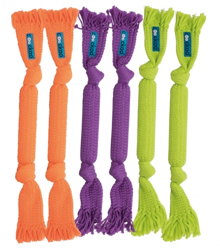[BR_199420] COOCKOO DOG TOY LANKY S 35cm/purple green orange assorted