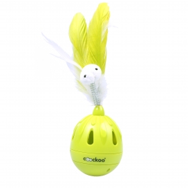 [BR_199438] COOCKOO CAT TOY TUMBLER 19,5X7 CM, LIME