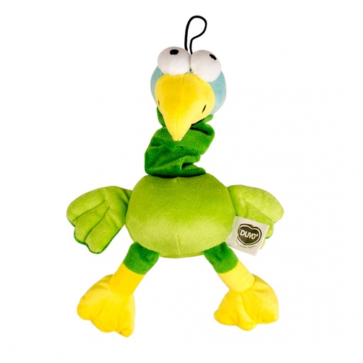 [BR_199499] Dogtoy PLUCHE GEKKE PAPEGAAI MET REKKER 30cm