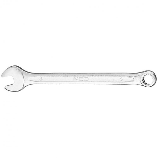 [BR_199570] Steek/ringsleutel 6mm DIN 3113, CrV Staal, TUV M+T