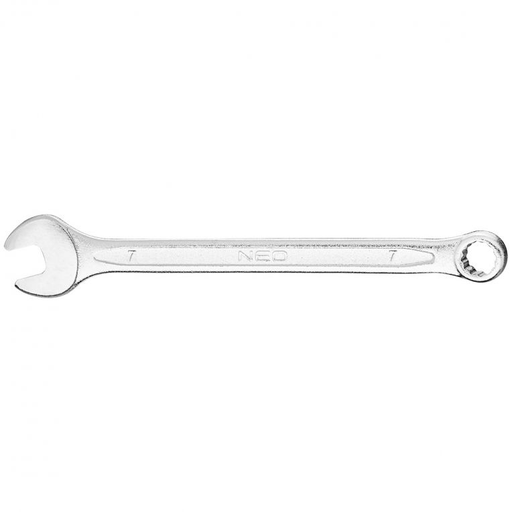 [09-707] Steek/ringsleutel 7mm DIN 3113, CrV Staal, TUV M+T