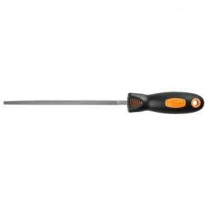 [BR_199723] Metaalvijl 200mm, Vierkant Grofte 2, T12 Staal, TPR Gecoat