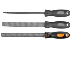 [BR_199725] Houtrasp 200mm, Plat Grofte 2, T12 Staal, TPR Gecoat