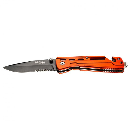 [ONT-63026] Neo Tools Knive Adventure Multi Orange Foldable