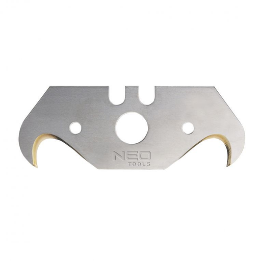 [64-620] Reservemes Haak Model, Titanium 5 Stuks Verpakking, 0,65mm, Traps Gewijs