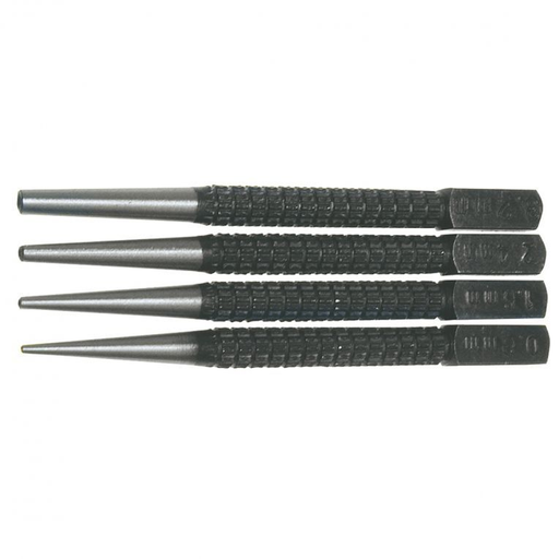 [03A440] Spijkerponsset 4 delig 0,8-3,2mm