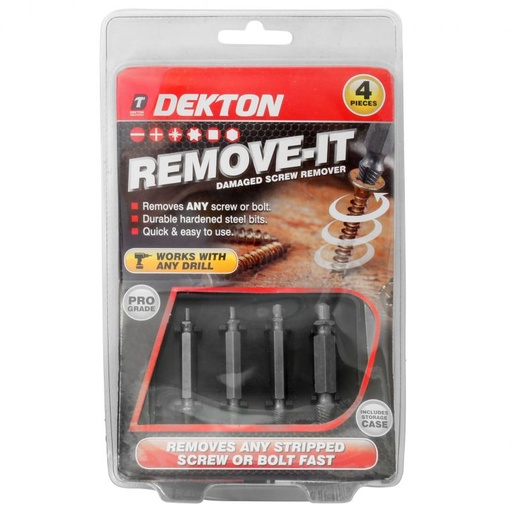 [DT65924] SCHROEF VERWIJDERSET 4DELIG