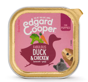 [25697] Edgard & Cooper hond kuipje pup eend box 150gr