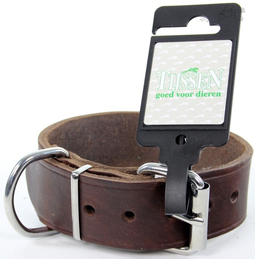 [BR_200380] Halsband Vetleer Bruin 35mm x 50cm
