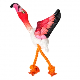 [BR_200423] Pluche Vliegende flamingo 10x30x43,5cm gemengde kleuren