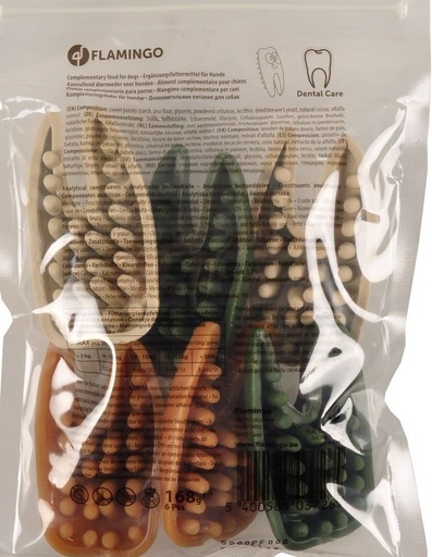 [BR_200493] Veggie tand 8cm mix 6 stuks