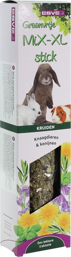 [BR_200504] MiX-XL stick Knaagdier Kruiden - Grnvrij