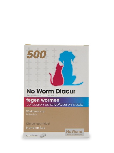 [BR_200610] No worm Diacur giardia 500 10 tabl