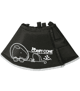 [CCXL] Comfy Cone XL  black 30 cm  nek 44-57cm