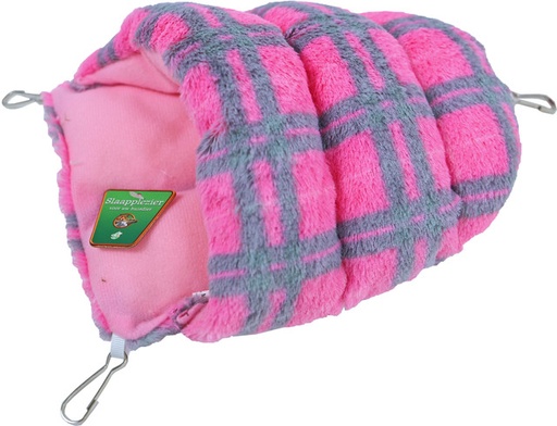 [020 3895] SLAAPZAK KNAAGDIER PLUCHE ROZE 25 CM
