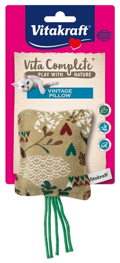 [BR_201275] Nature Vintage kussen catnip canvas