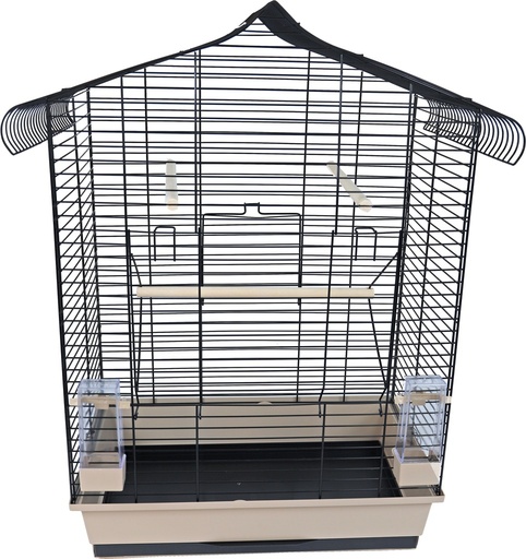 [BR_201320] INTERZOO VOGELKOOI VEGA ZWART/BEIGE