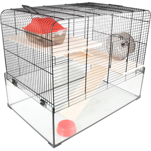 [210210] HAMSTERKOOI VITRU ZWART 2