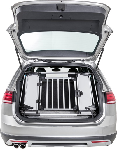 [13201] # Universeel-achterhek, 94–114 × 69 cm, zilver/zwart