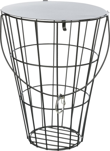 [61074] Hooiruif, hangend, met deksel, ø 9/ø 16 × 21 cm