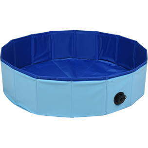 [BR_202106] DOGGY splatter POOL BLAUW 80X20CM