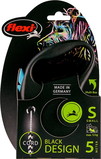 [020 5407] ROLLIJN BLACK DESIGN CORD S BLAUW 5 MTR