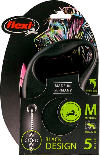 [020 5411] ROLLIJN BLACK DESIGN CORD M ROZE 5 MTR