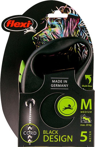 [020 5413] ROLLIJN BLACK DESIGN CORD M GROEN 5 MTR