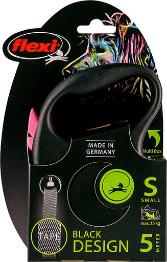 [020 5416] ROLLIJN BLACK DESIGN TAPE S ROZE 5 MTR