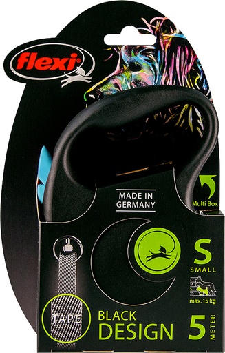 [020 5417] ROLLIJN BLACK DESIGN TAPE S BLAUW 5 MTR