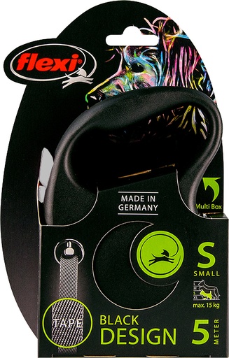 [020 5419] ROLLIJN BLACK DESIGN TAPE S ZWART 5 MTR