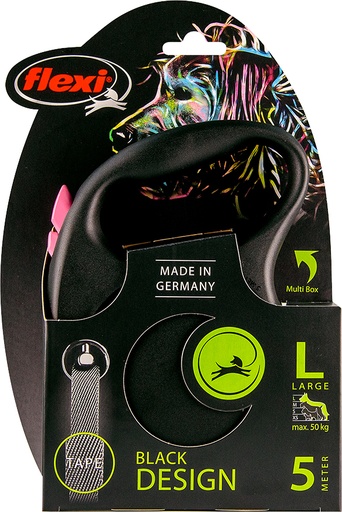 [020 5426] ROLLIJN BLACK DESIGN TAPE L ROZE 5 MTR