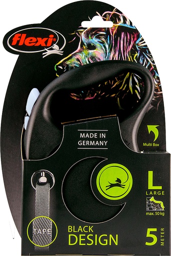 [020 5429] ROLLIJN BLACK DESIGN TAPE L ZWART 5 MTR