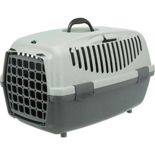 [39805] Be Eco vervoersbox Capri 1, XS: 32 × 31 × 48 cm, antraciet/grijs-groen