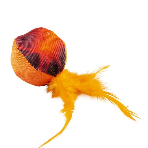 [BR_202780] FLASH BAL MET VEREN 12x4x4,5cm oranje