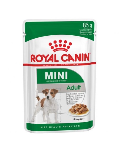[R376638] Royal Canin Mini Adult Natvoeding 12x 85 gr
