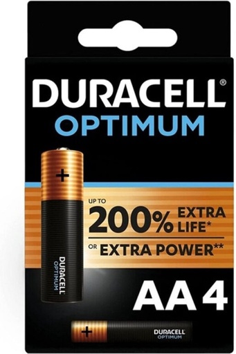 [BR_202868] Duracell Optimum AA LR06(Bls4)