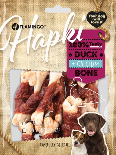 [520271] HAPKI CALCIUM BONE WITH DUCK 170 GRAM