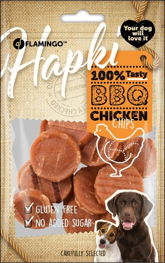 [520258] HAPKI BBQ CHICKEN CHIPS 85 GRAM