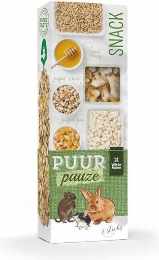 [BR_203105] PUUR PAUZE STICKS GEPOFTE RIJST & HONING 110gr