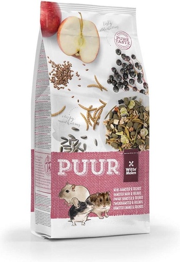 [654821] PUUR MINI-HAMSTER & FRIENDS 400GR
