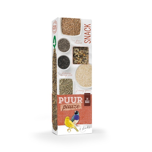[BR_203151] PUUR PAUZE STICKS VOGELS SUPERZADEN 60gr