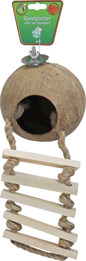 [020 1556] COCOSNOOT MET TOUWLADDER EN SCHROEFDRAAD