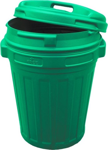 [BR_203442] Voerton met draaisluiting 70 liter Green