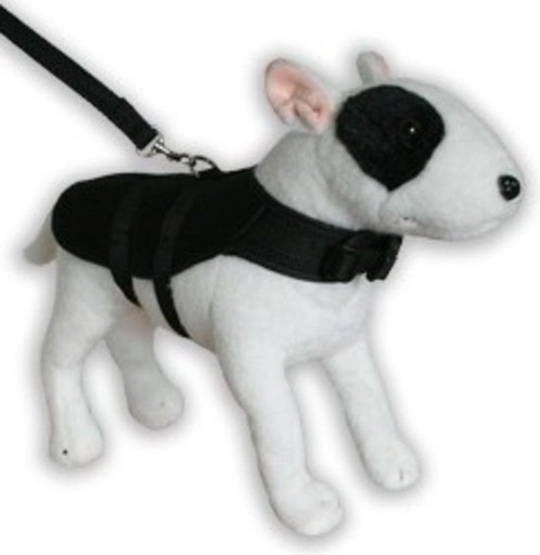 [03DOHACOMEBL01      ] Dog Harness Coat Mesh Black 01 XXS