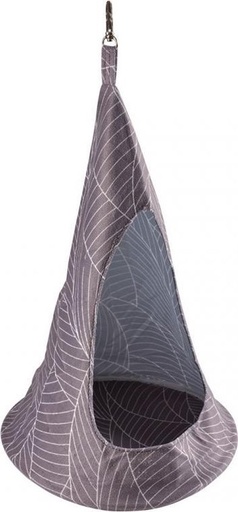 [12397] Elm hangtipi pluche M - 23x23x42cm grijs/wit