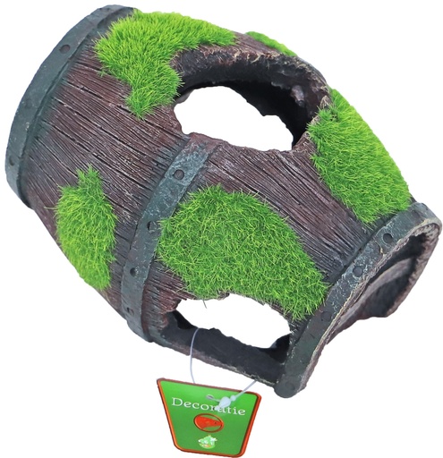[BR_203740] ORNAMENT TON MET GATEN+MOS 16X11.5CM