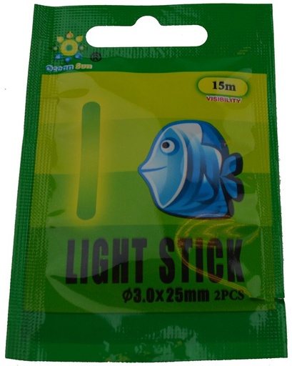 [FTI5680] Chemical Power Light 3,0mm x 25mm. 2pcs.