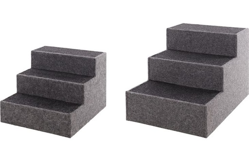 [520611] # HONDENTRAP VELTA M GRIJS 45x63x40CM